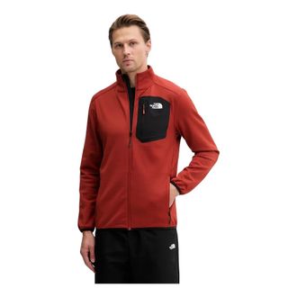 The North Face Crest Full-Zip Fleece - Sport - Hombre - Naranja - S