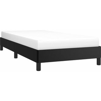 vidaXL Estructura de cama sin colchón cuero sintético negro 80x200 cm vidaXL