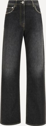 Versace Straight Jeans with studs Female 27