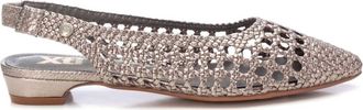 Xti Womens Ballerina Flat Shoes In Plumb