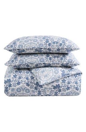 Stone Cottage Caldecott Cotton Sateen Comforter & Sham Set in Lt-Pastel Blue at Nordstrom Rack, Size Full/queen