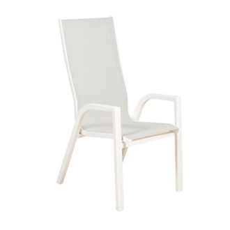 ED&Egrave;N JARD&Iacute; Pack 2 sillones para jard&iacute;n apilable blanco envejecido