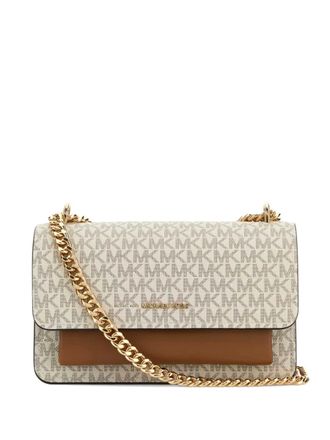 Michael Michael Kors Clair crossbodytas met monogram - Beige