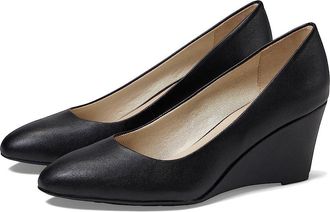 Life Stride Gio Wedge Womens Shoes Black : 9.5 M (B), Synthetic