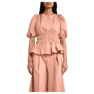 Pinko Blouses, female, Pink, Size: XS Joandra Top