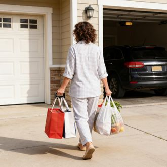 Generic Grocery Bag Handle - Garbage Pouch Holder | Shopping Bag Holder Grip | for Women Men Seniors Shoppers Farmers Apartment Market Trade Show Office Publi