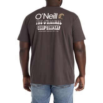 O'Neill Big & Tall Verbiage Graphic Tee in Graphite at Nordstrom, Size 2X Big