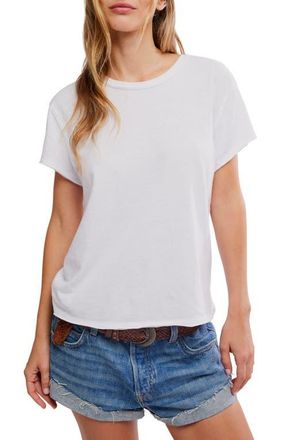 Free People Nova T-Shirt in Ivory at Nordstrom, Size X-Small