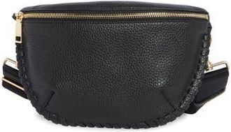 Rebecca Minkoff Darren Whipstitch Leather Belt Bag in Black at Nordstrom Rack