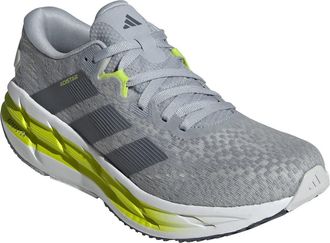 adidas Gender Inclusive Adistar 4 Running Shoe in Halo Silver/Onix/Solar Slime at Nordstrom, Size 14 Womens