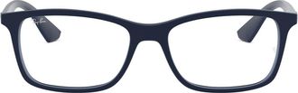 Ray-Ban 54mm Optical Glasses in Matte Blue at Nordstrom