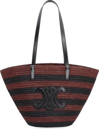 Celine Womens Couffin Classic Tote Bag Raffia