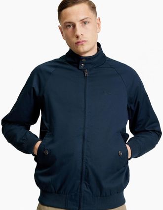Ben Sherman Mens Signature Harrington Jacket | Dark Navy - Blue - Size: Regular/40