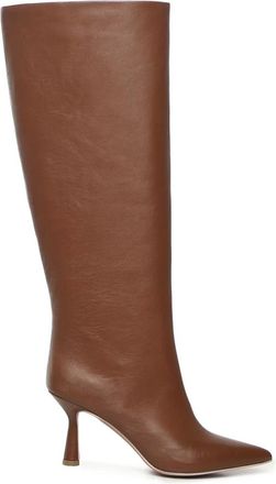 Giuliano Galiano Schoenen, Dames, Bruin, 38 EU, Kameel Hoge Laarzen Puntige Neus Hak