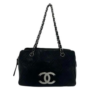 Chanel Pre-owned Vintage Shoulder Tote - Dames - Pre-owned - Zwart - Maat: ONE Size Leer