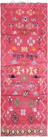 AFK Living Alfombra bereber marroquí de pura lana 87 x 275 cm