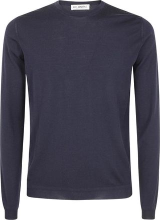 Goes Botanical Pullover Ronde Hals - Heren - Ronde hals truien - Blauw - M - Truien & Vesten