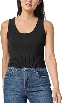 Lilla P Cropped Scoop Tank Sweater