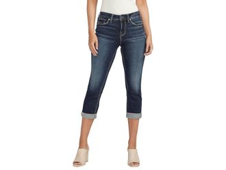 Silver Jeans Co Suki Capri L43916CVS411 (Indigo) Womens Jeans