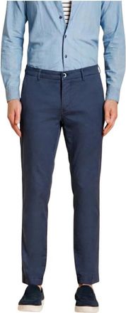 Mason's Milano Chino Pants - Heren - Chinos - Blauw - L - Katoen - Broeken