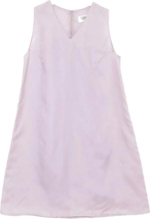 Vintage Abito in chiffon di seta Pre-owned anni 80 - Viola