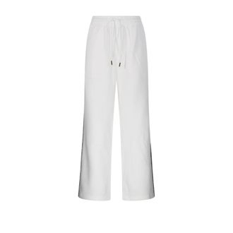 Burberry Wide Trousers, female, White, Size: L Jodie Ct Nq Pant