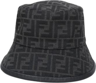 Fendi Pre-owned Accessories, male, Brown, Size: ONE SIZE Pre-owned Bucket hat