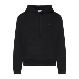 Lacoste Katoenen hoodie - Heren - Sweatshirts & Hoodies - Zwart - Maat: M Katoen