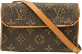 Louis Vuitton Pre-owned Clutch Bag - Dames - Vintage Schoudertas - Bruin - ONE Size - Vintage