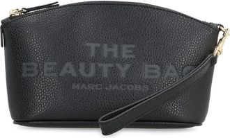 Marc Jacobs Womens Makeup Bag The Beauty Black Leather Cow Hide Make Up