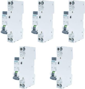 SIEMENS Kit Interruptor Magnetot&eacute;rmico Diferencial 16a 1p+n 30ma Ac 4,5ka 5sv13131kk16