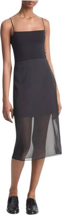 Vince Sheer Pencil Skirt In Black