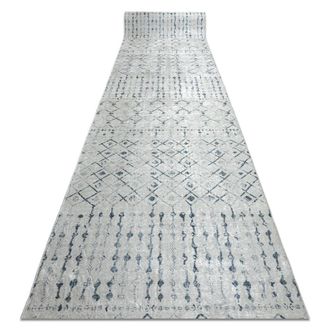 RugsX RugsX Anti-Slip Lotus Runner in Beige | Size: 100 cm x 530 cm