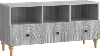 vidaXL Mueble De Tv 102 X 34,5 X 50 Cm Gris Sonoma Vidaxl