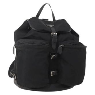 Prada Pre-owned Zaino in Nylon - - Pre-owned - Donna - Nero - ONE SIZE