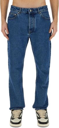 Palm Angels Uomo, Jeans, Blu, W33, new