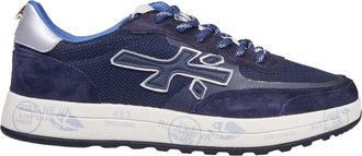 Premiata Nous Model Sneakers - Heren - Sneakers - Blauw - 40 EU - Leer - Schoenen
