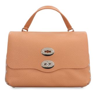 Zanellato Tassen, Dames, Bruin, ONE Size, Katoen, Postina S Lederen Handtas