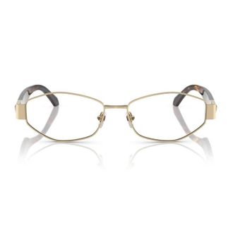 Versace VE12981252 Metal Frame Eyeglasses - Gold