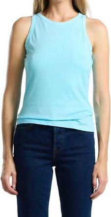 Cotton Citizen Standard Tank Top In Aqua