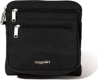 Baggallini Securtex Anti-Theft Crossbody Bag in Black at Nordstrom