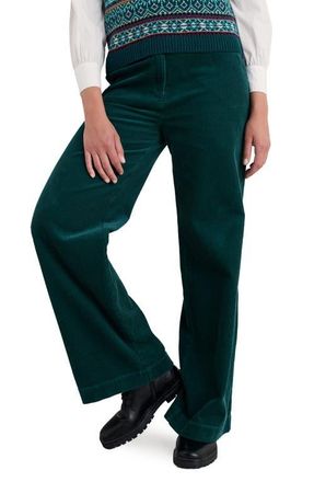 Seasalt Cornwall Dillwyn Organic Cotton Corduroy Pants in Dark Wreckage at Nordstrom, Size 10 Us