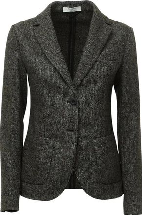 Circolo 1901 Giacca in tweed lana e seta - - Jackets - Donna - Verde - XL