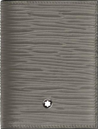Montblanc Medium Grey 4810 Leather Card Holder