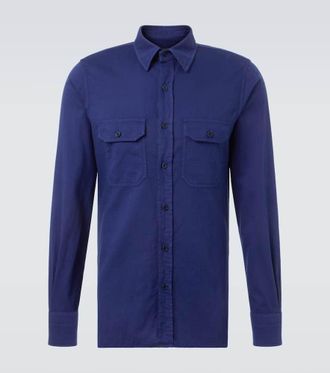 Tom Ford Camicia in cotone e lino