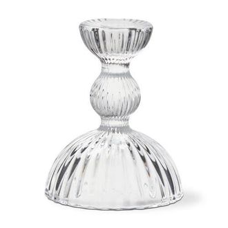 Tag Clear Soda Lime Glass Ella Small Taper Candle Holder 3.62x3.62x4.53 in at Nordstrom