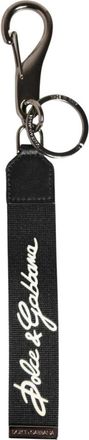 Dolce & Gabbana Stoffen Sleutelhanger - Heren - Sleutelhangers & Tashangers - Zwart - ONE Size - Accessoires