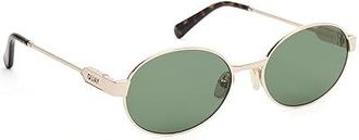 Quay Anyways Fashion Sunglasses Gold/Green, Metal Frames/Polycarbonate