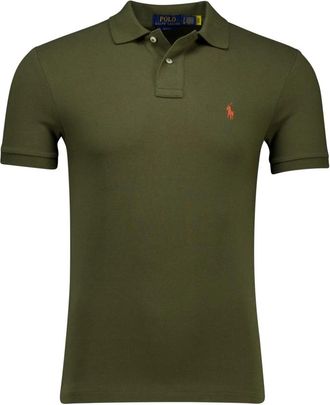 Polo Ralph Lauren Groene poloshirt met korte mouwen - Heren - Polos - Groen - S - Tops