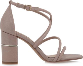 Ex&eacute; Womens Helen Heeled Sandals In Light Gold